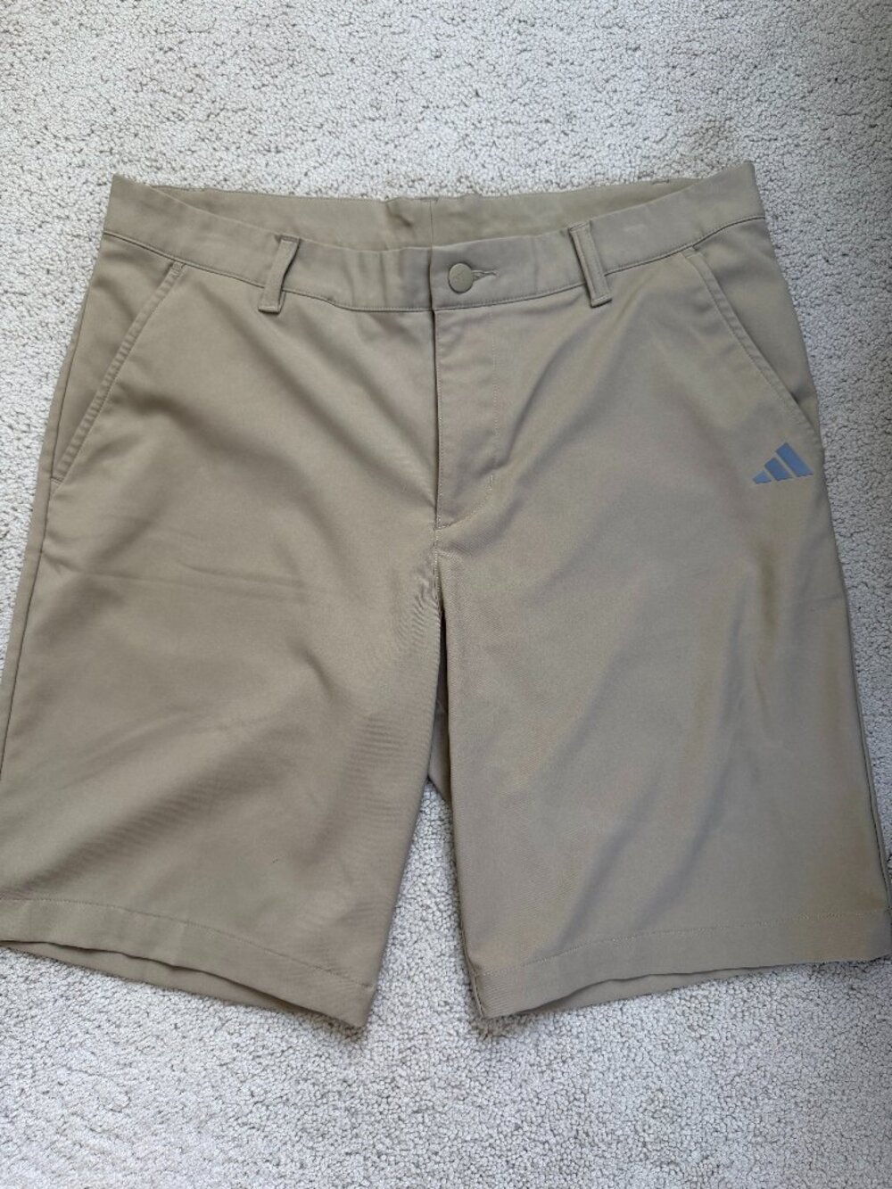 Adidas Golf Shorts Khaki Tan Men’s Size 32 Performance Athletic Casual